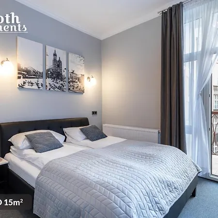 Lägenhetshotell Smooth Elegant Old Town Kraków